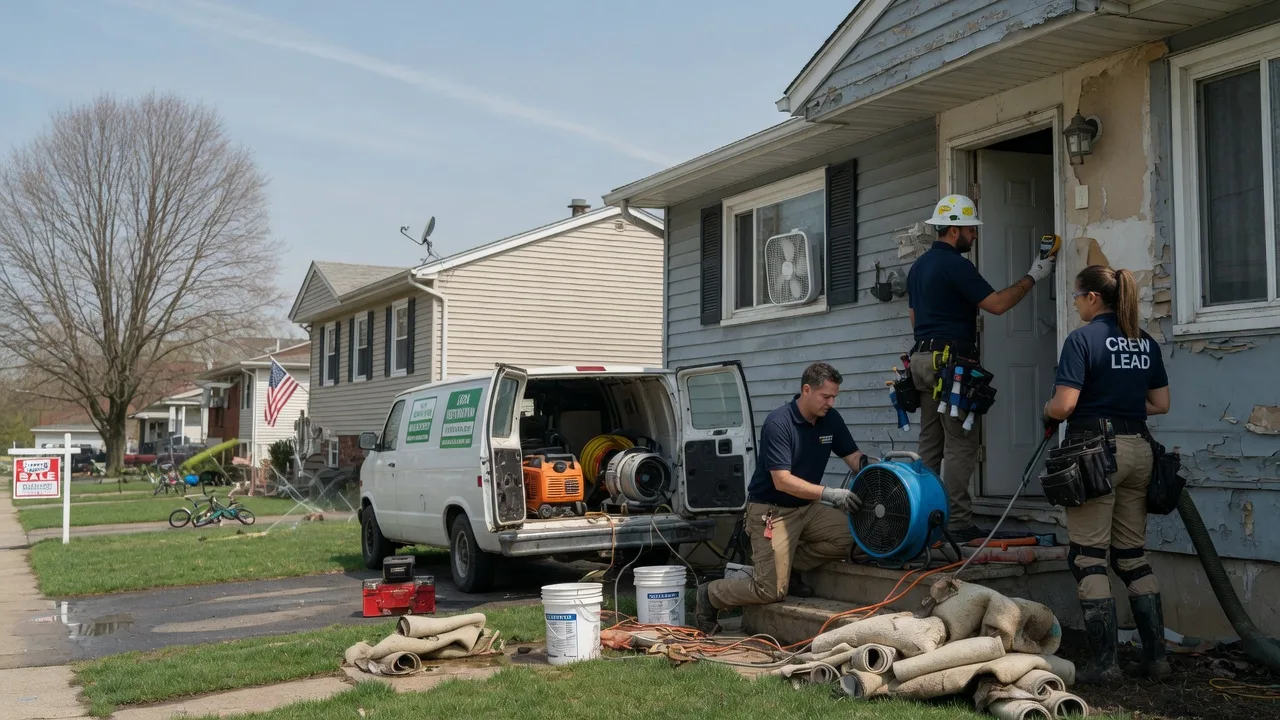 Flood Cleanup in Thorofare, NJ near me